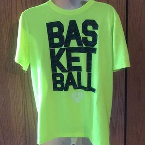 NEON GREEN UNDER AMOUR BASKETBALL SHIRT